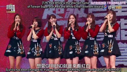 [ENG SUB] 170127 GFRIEND 2017 Taiwan Superstar Red and White Entertainment Awards