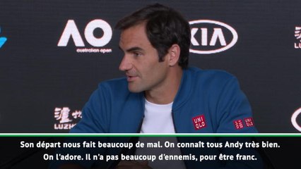 Retraite de Murray - Federer : ''Il peut se retourner et être fier de ce qu'il a fait''