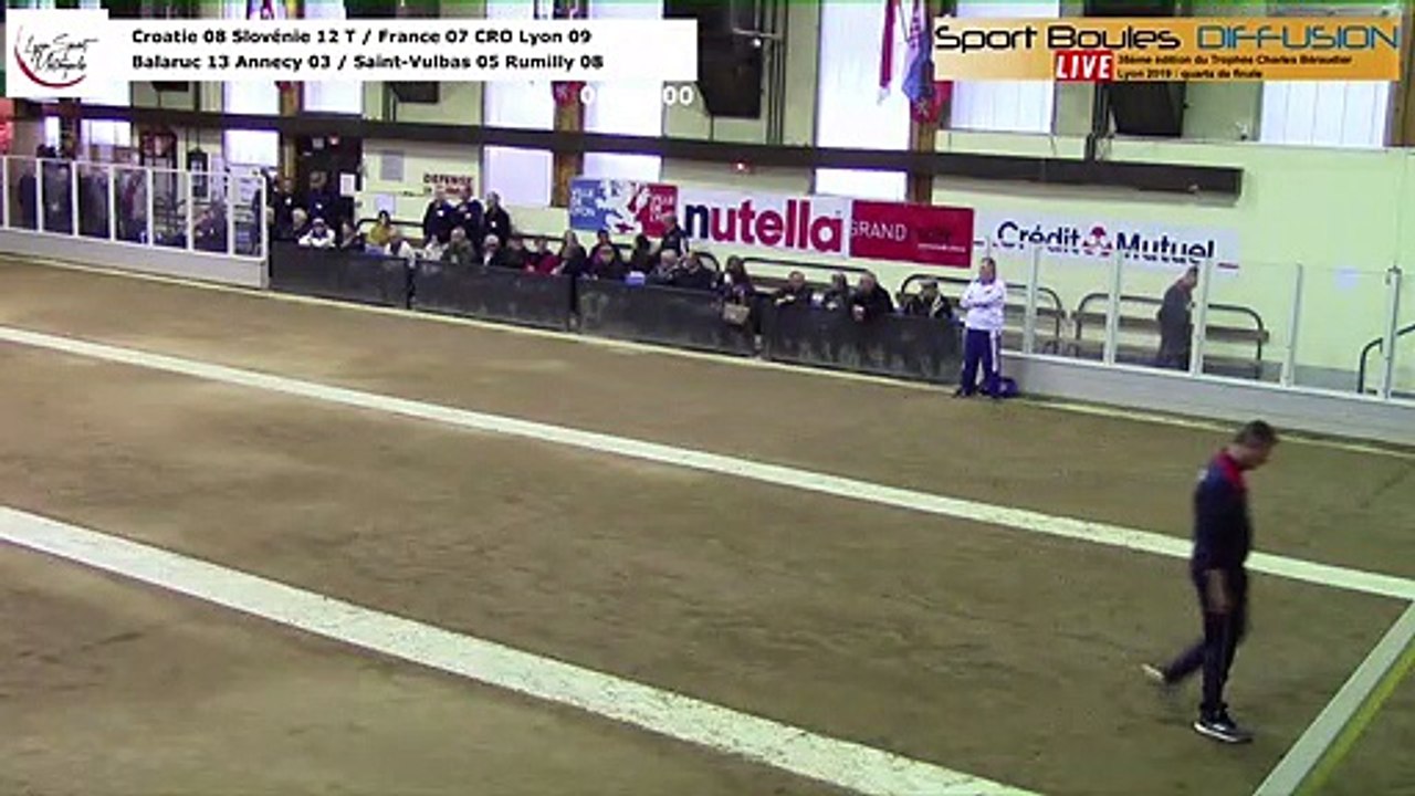 Insolite fin de quart de finale entre la France et CRO Lyon, 38ème Trophée Charles Béraudier, Lyon Sport Métropole 2019