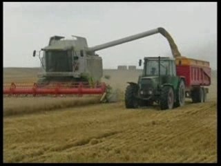 Lexion 470 :Moisson dans la marne :agriculteur51.sky...