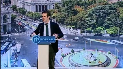 Pablo Casado: "Tenemos a un mentiroso en el Gobierno de España"
