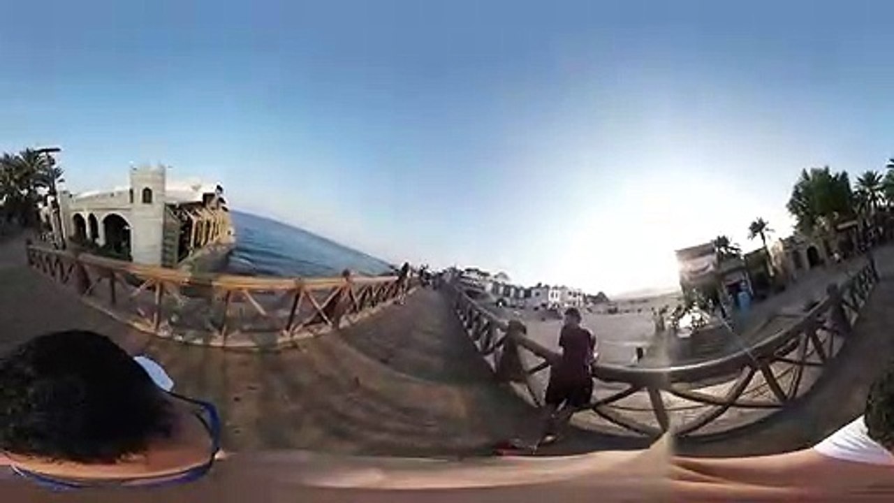 Dahab, Sinai - Egypt _ Bazaar _ Street market _ 4K _ vr 360