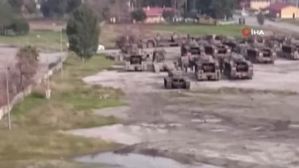 İskenderun Tren Garı'ndan Sınıra Tank Sevkiyatı