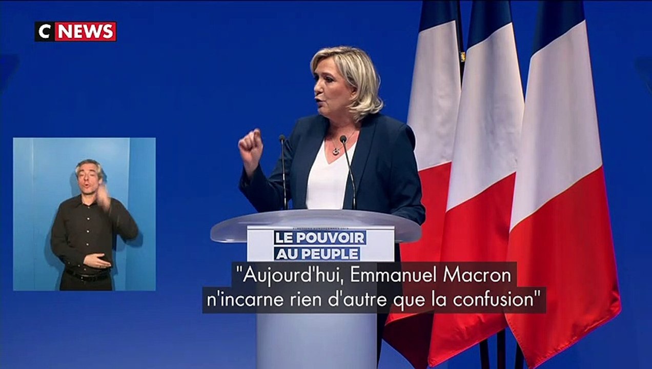 Marine Le Pen lance sa campagne pour les Européennes : "Aujourd'hui, Emmanuel Macron n'incarne rien d'autre que la confusion"