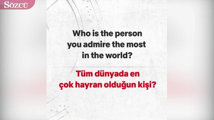 Çağatay Ulusoy o soruya ‘Atatürk’ dedi