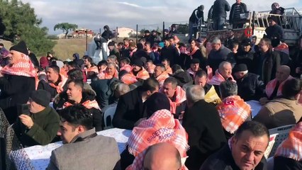 Bayramiç’te deve güreşleri düzenlendi