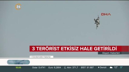 Irak'ın kuzeyinde 3 terörist öldürüldü