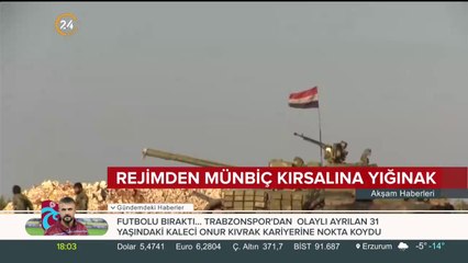 Rejimden Münbiç kırsalına yığınak