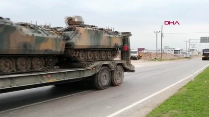 Hatay Suriye Sınırına Askeri Araç Sevkiyatı