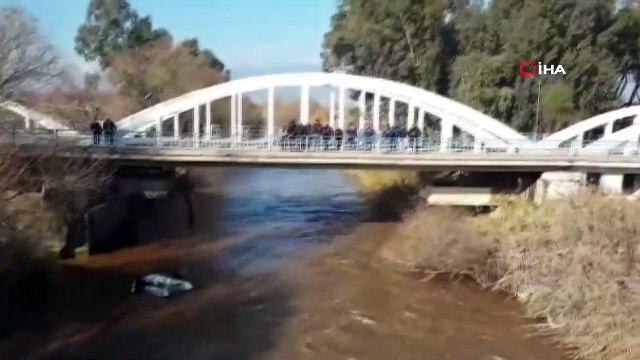 Büyük Menderes Nehri’ne düşen şahsı arama çalışmaları devam ediyor