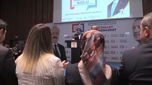 AK Parti Bolu Belediye Başkan Adaylarını Tanıtım Toplantısı - Bolu