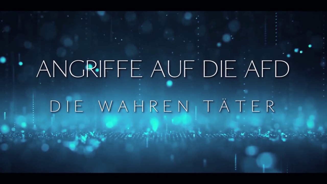 Angriffe auf die AfD - Die wahren Täter