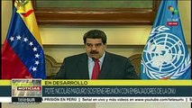 Nicolás Maduro destaca la cooperación entre Venezuela y la ONU