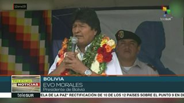 Bolivia: Evo Morales agradece el apoyo de habitantes de Cochabamba