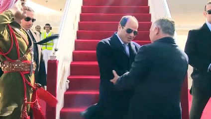 شاهد تفاصيل زيارة الرئيس السيسي للمملكة الأردنية