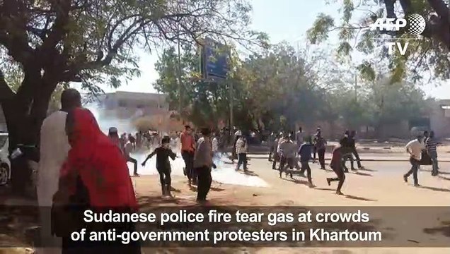 Sudan police fire tear gas at protesters in Khartoum