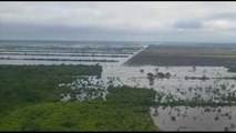 Lluvias torrenciales en Argentina, sequía extrema en Chile