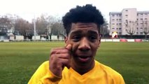 Gambardella U19 – Melvin NALLAMOUTOU réagit après la qualification de l’AS SAINT-PRIEST contre l’OM