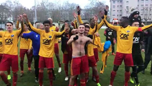 Gambardella U19 – Le claping de l'AS SAINT-PRIEST après la qualification contre l'OM