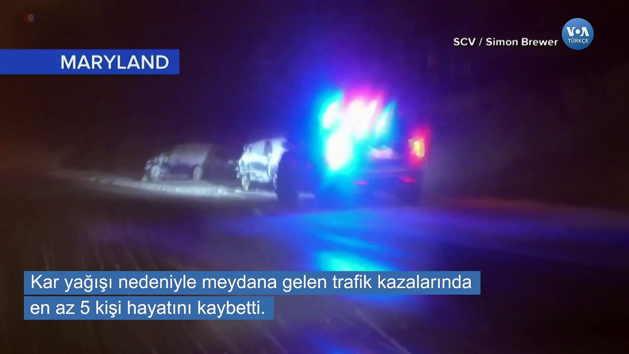 Amerika'da Kar Yağışı Hayatı Olumsuz Etkiliyor