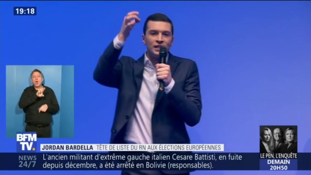 Européennes: Bardella (RN) veut que Castaner ait les larmes aux yeux le soir du 26 mai