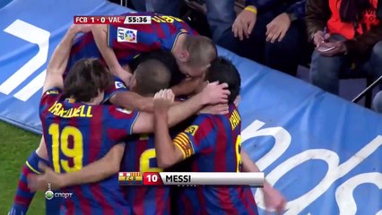Lionel Messi - Wondergoal vs Valencia 14-03-2010 (HD)
