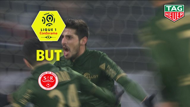 But Pablo CHAVARRIA (34ème) / Olympique Lyonnais - Stade de Reims - (1-1) - (OL-REIMS) / 2018-19