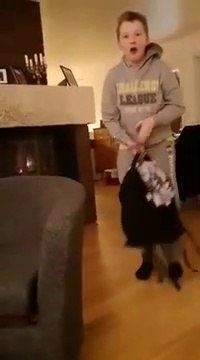 Ce gamin retrouve son chat disparu depuis 7 mois... Emouvant