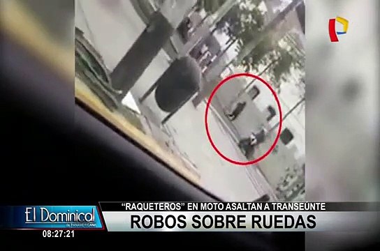 'Raqueteros' atacan a plena luz del día en el Cercado de Lima
