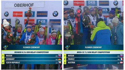 Праздник биатлона: двойная победа России