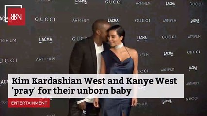 Kimye Prays For Their Unborn Surrogate Baby
