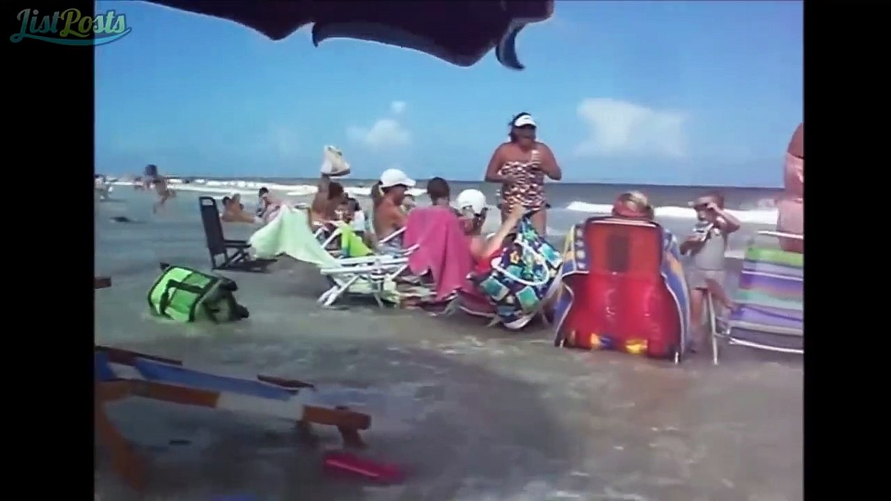 Vagues et mini tsunamis surprises - Compilation !