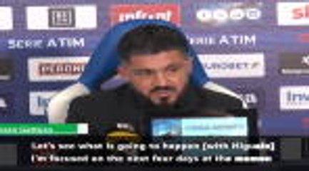 FOOTBALL: Coppa Italia: Gattuso wishes 'to lock Higuain in his home'