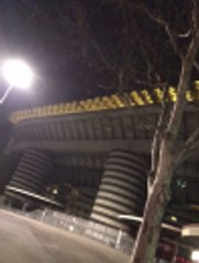 San Siro stadium at night
