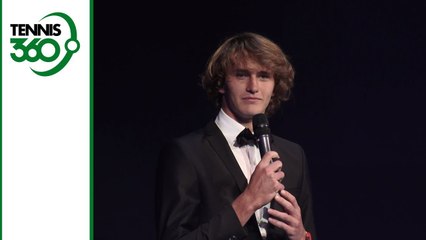 Alexander Zverev gives brilliant introduction to Roger Federer