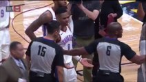 altercation between Westbrook and a screaming Nuggets fan