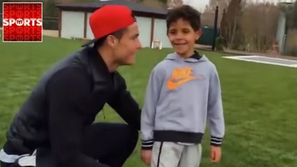 Cristiano Ronaldo's son doesn't know his own name