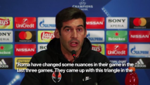 Shakhtar Donetsk prepare to face Roma in UEFA Champions League last 16