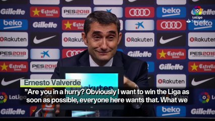 Valverde: This is an important week, now we'll see what happens against Atletico Madrid
