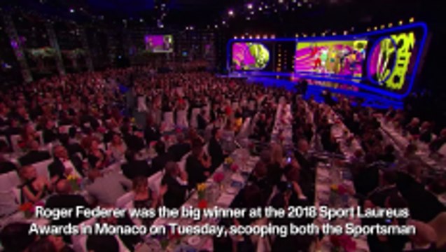 Federer wins big at Laureus Awards