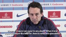 Emery discusses Neymar injury