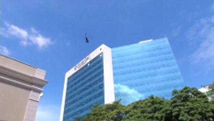 Neymar Jr leaves hospital in a helicopter after being discharged following foot operation