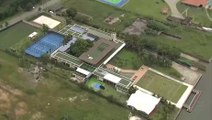 Aerial shots of mansion where Neymar will recover following foot surgery