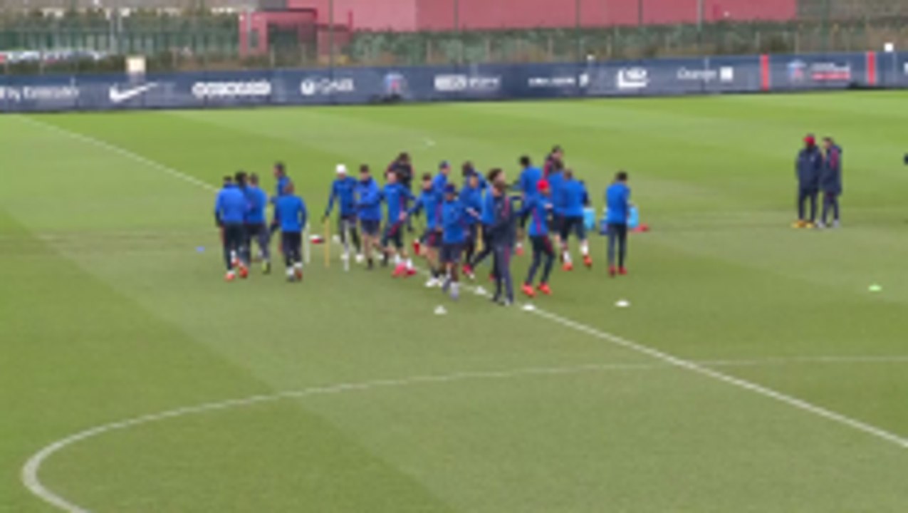 PSG train ahead of second leg of UEFA Champions League tie with Real Madrid