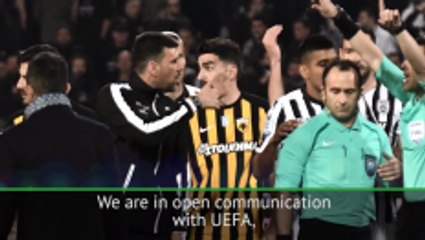 Greek minister announces Super League suspension after PAOK incident