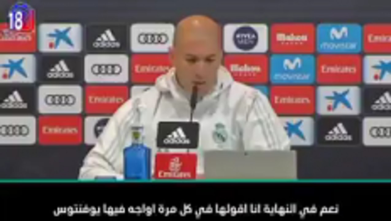 Zidane:'I would liked to have avoided Juventus for many reasons