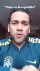 Dani Alves Sings in Instagram story