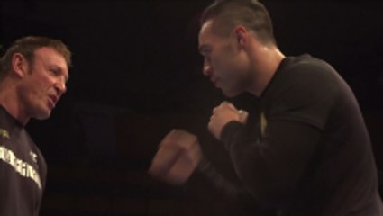 Joshua and Parker show off their moves ahead of unification fight