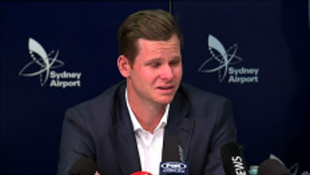 Disgraced Australia cricket captain Smith in tears after apologising for ball-tampering incident