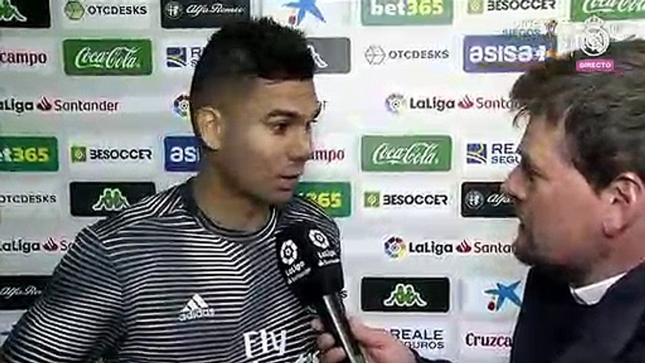 Casemiro: "Tenemos que pensar partido a partido e ir creciendo"